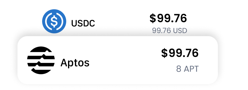 Defy Swap Aptos to USDC